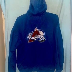 Colorado Avalanche zip up hoodie